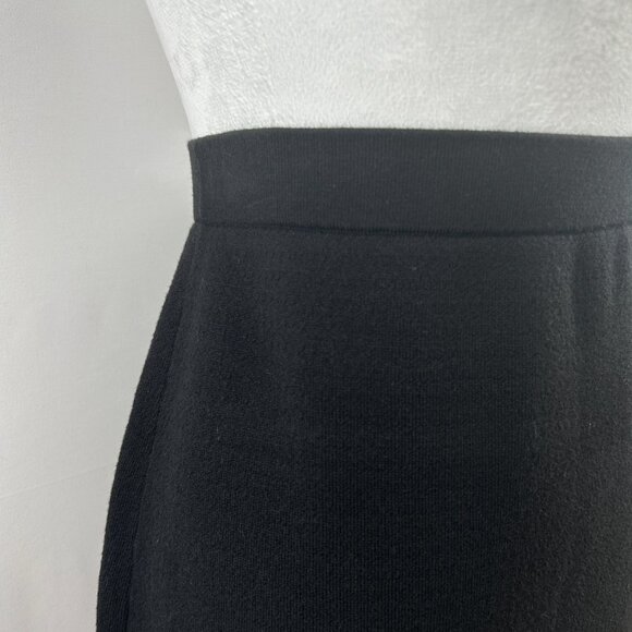 Karl Lagerfeld Chic Comfy Black Pencil Knit Skirt – Medium - Picture 3 of 8